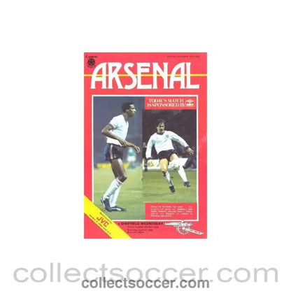 1985 - Arsenal v Sheffield Wednesday official programme 27/04/1985 Canon League - Collect Soccer