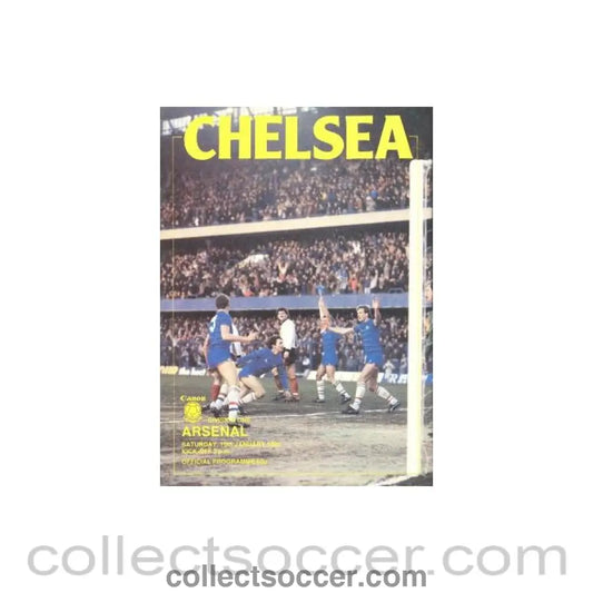 1985 - Chelsea v Arsenal official programme 19/01/1985,