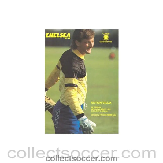 1985 - Chelsea v Aston Villa official programme 23/11/1985