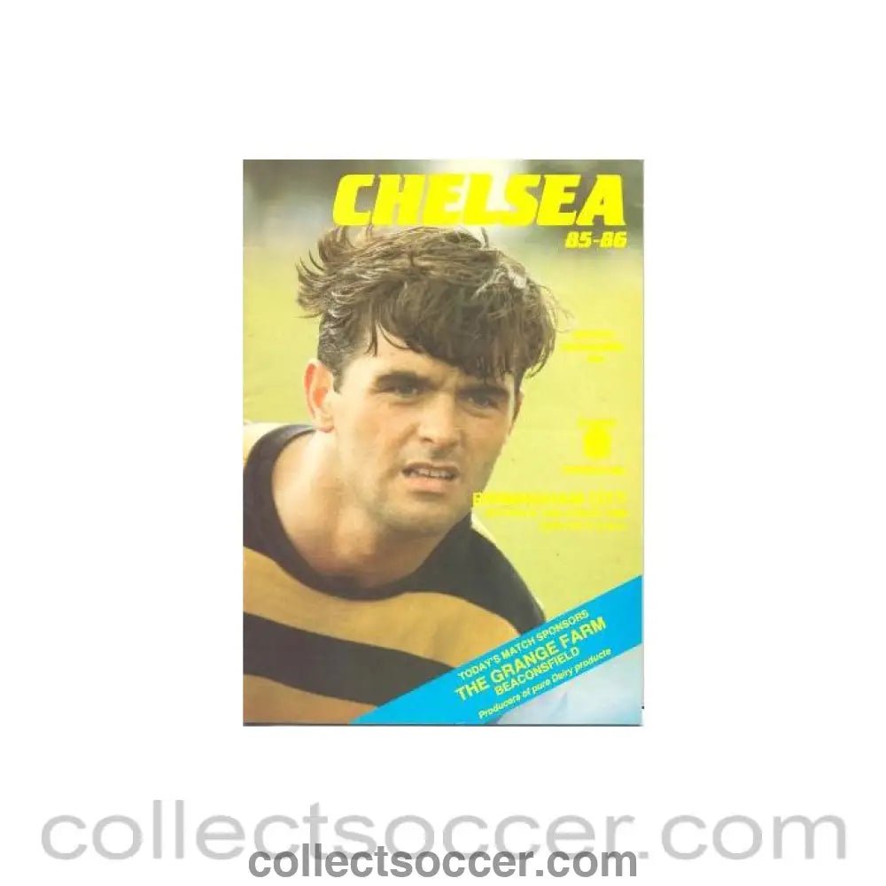 1985 - Chelsea v Birmingham City official programme 24/08/1985 - Collect Soccer