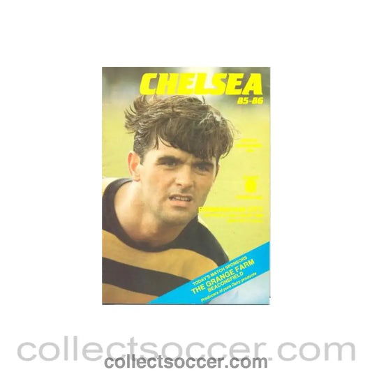 1985 - Chelsea v Birmingham City official programme 24/08/1985