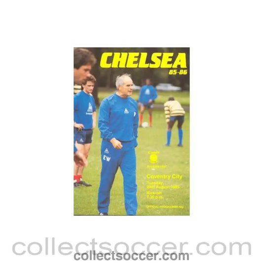 1985 - Chelsea v Coventry City official programme 20/08/1985 - Collect Soccer