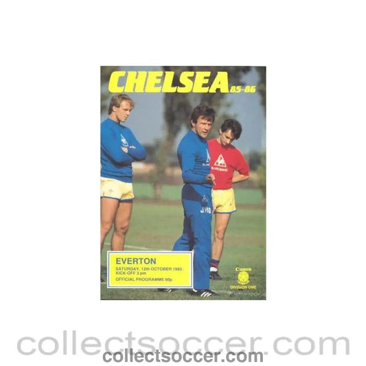 1985 - Chelsea v Everton official programme 12/10/1985 - Collect Soccer