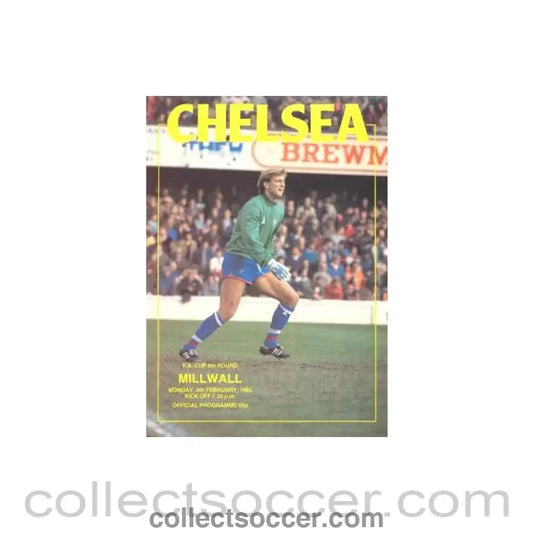 1985 - Chelsea v Millwall official programme 04/02/1985