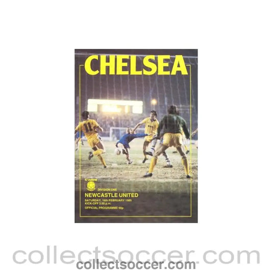 1985 - Chelsea v Newcastle official programme 16/02/1985