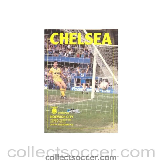 1985 - Chelsea v Norwich City official programme 14/05/1985