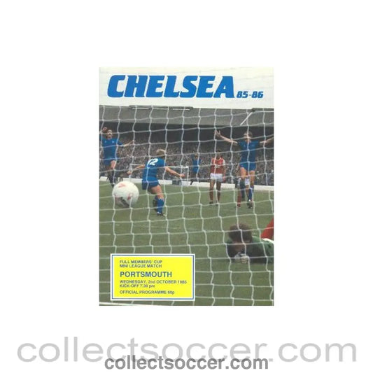 1985 - Chelsea v Portsmouth official programme 02/10/1985