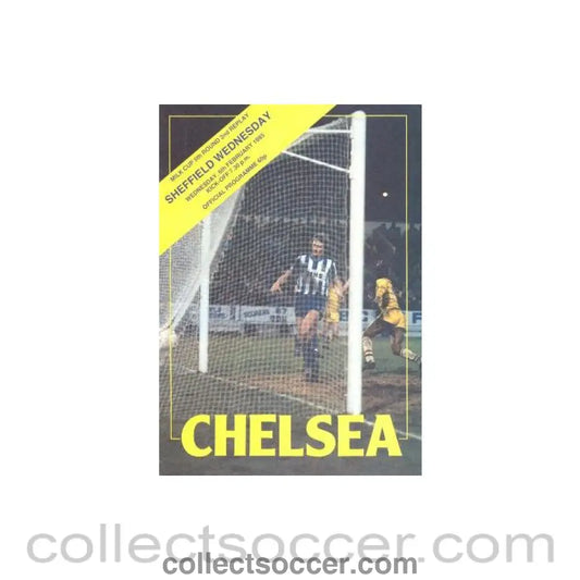 1985 - Chelsea v Sheffield Wednesday official programme 06/02/1985