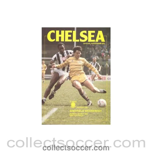 1985 - Chelsea v Sheffield Wednesday official programme 06/05/1985 - Collect Soccer