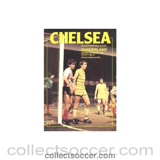 1985 - Chelsea v Sunderland official programme 04/03/1985