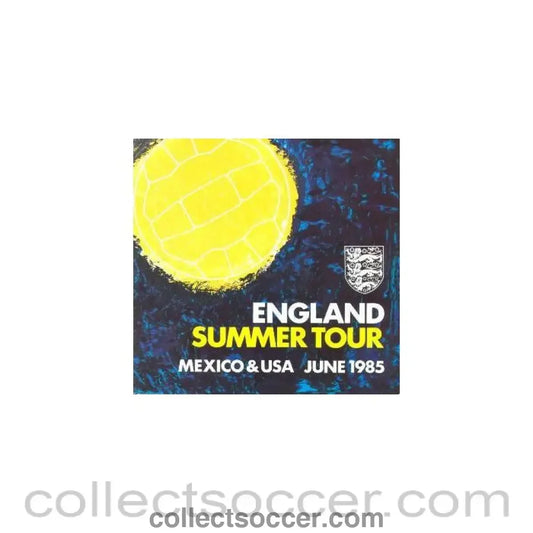 1985 England Summer Tour in Mexico & USA official programme August 1985