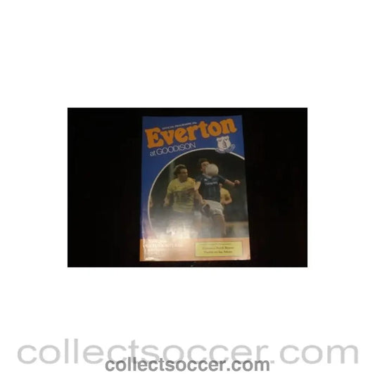 1985 - Everton v Fortuna Sittard official programme 06/03/1985 European Cup Winners Cup - Collect Soccer