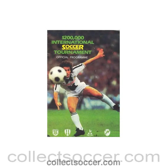 1985 - In Australia - Tottenham Hotspur, Australia, Udinese and Vasco da Gama in $200,000 International Soccer Tournament in 1985 - Collect Soccer