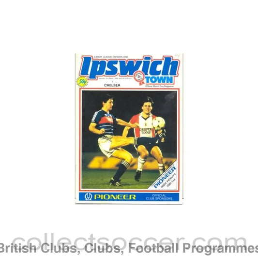 1985 - Ipswich Town vChelsea official programme 02/03/1985