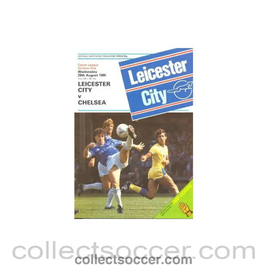 1985 - Leicester City vChelsea official programme 28/08/1985