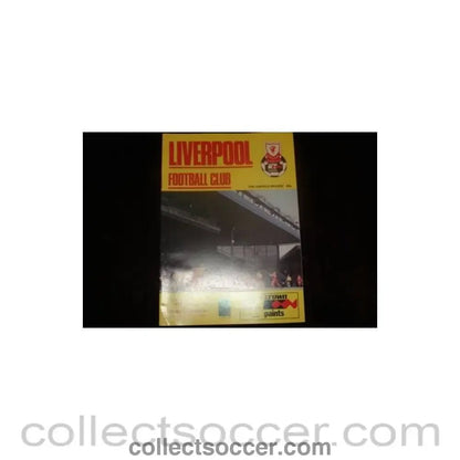 1985 - Liverpool v Tottenham Hotspur official programme 03/12/1985 - Collect Soccer