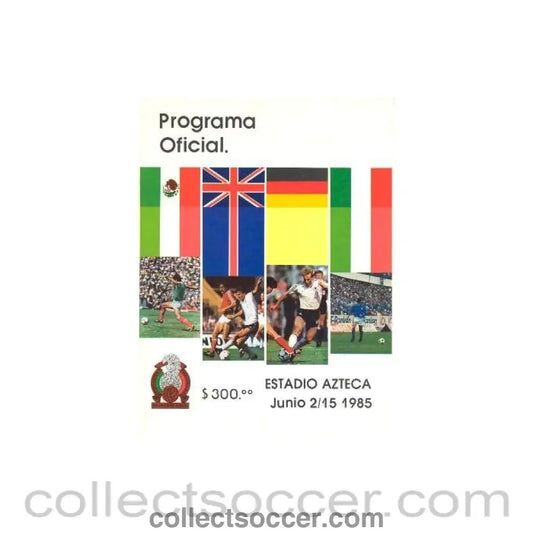 1985 Mexico V England Tournament in Mexico 1985 - Collect Soccer