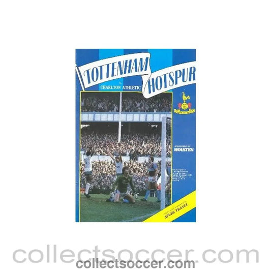 1985 - Tottenham Hotspur v Charlton Athletic official programme 05/01/1985 F.A. Cup - Collect Soccer