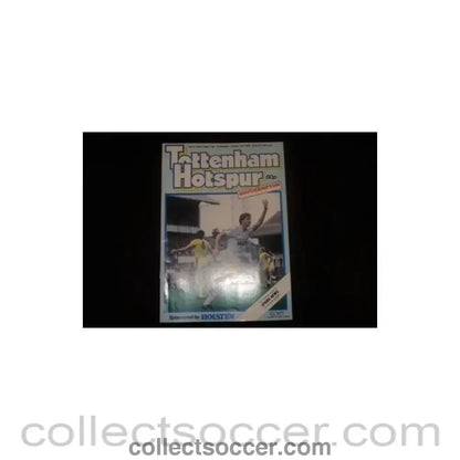 1985 - Tottenham Hotspur v Southampton official programme 02/10/1985 Screen Sport Super Cup - Collect Soccer
