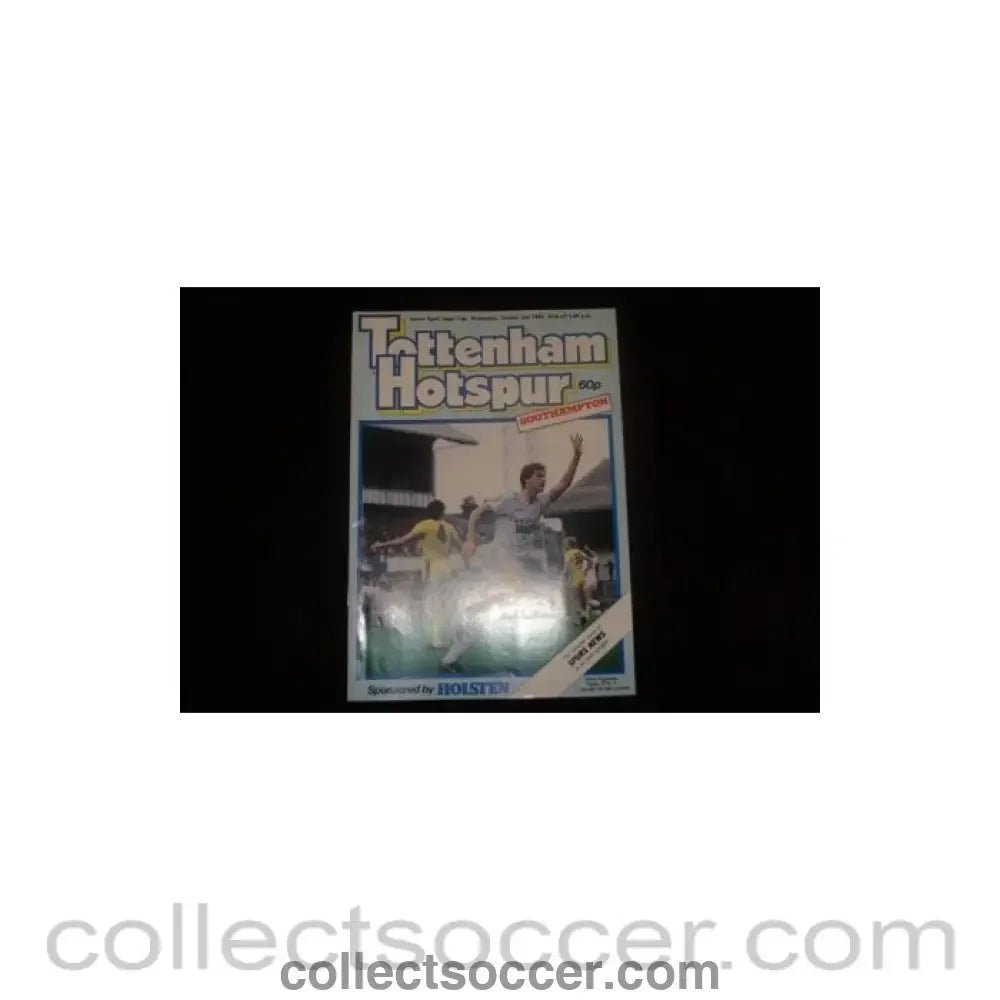 1985 - Tottenham Hotspur v Southampton official programme 02/10/1985 Screen Sport Super Cup - Collect Soccer