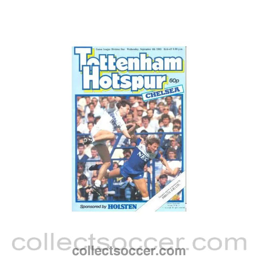 1985 - Tottenham Hotspur vChelsea official programme 04/09/1985