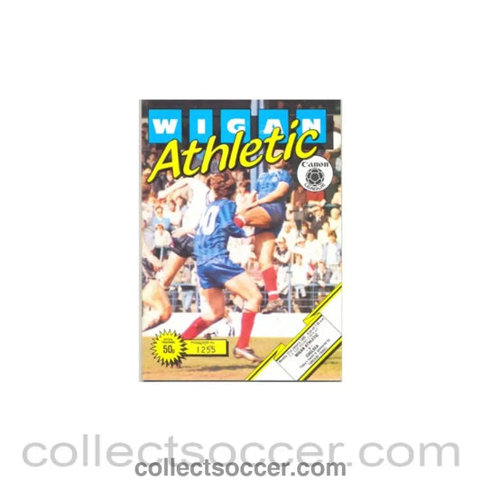 1985 - Wigan Athletic vChelsea official programme 21/01/1985 - Collect Soccer