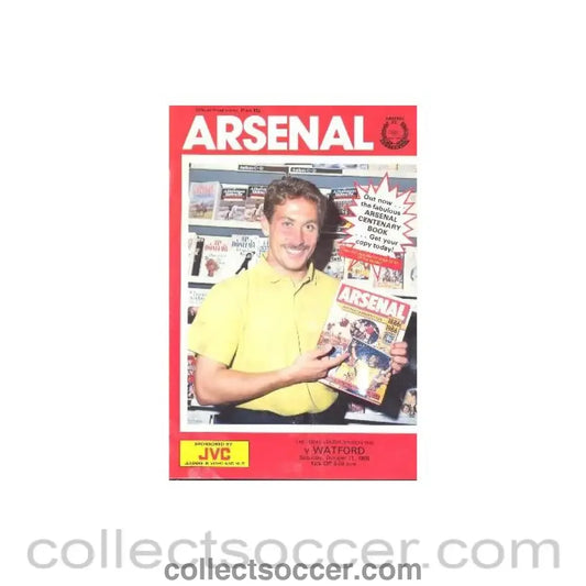 1986 - Arsenal v Watford official programme 11/10/1986 League Cup