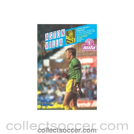 1986 - Aston Villa vChelsea official programme 15/11/1986 - Collect Soccer