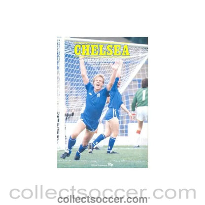 1986 - Chelsea v Nottingham Forest official programme 20/09/1986