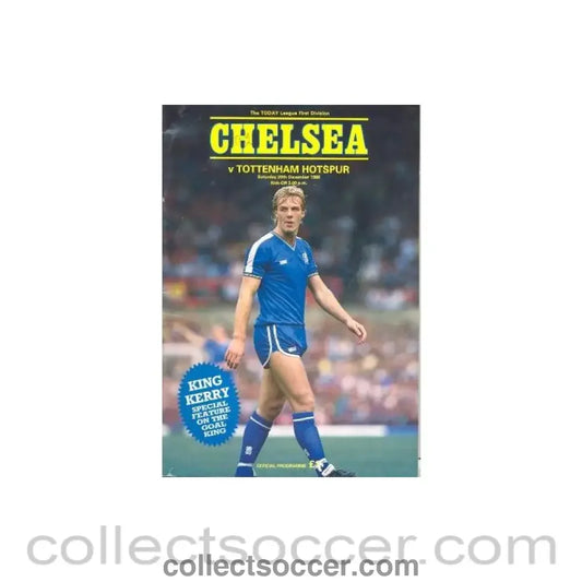 1986 - Chelsea v Tottenham Hotspur official programme 20/12/1986