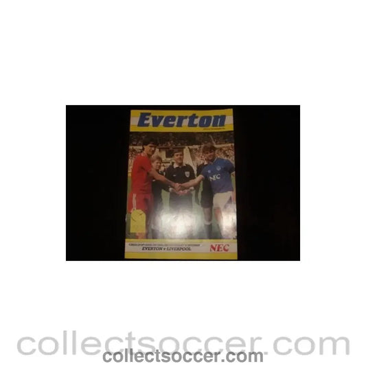1986 - Everton v Liverpool official programme 30/09/1986 - Collect Soccer