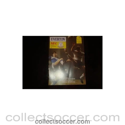 1986 - Everton v Tottenham Hotspur official programme 19/03/1986 - Collect Soccer