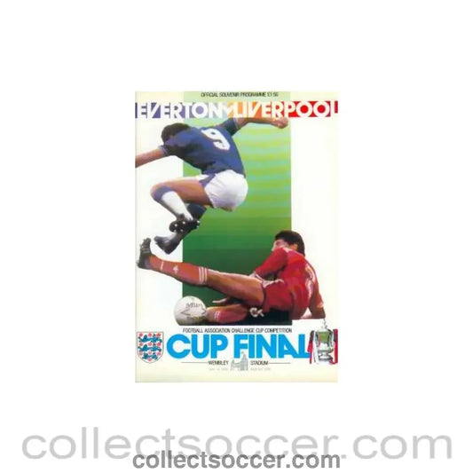 1986 FA Cup Final Programme Everton v Liverpool