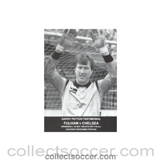1986 - Fulham vChelsea official programme 07/05/1986