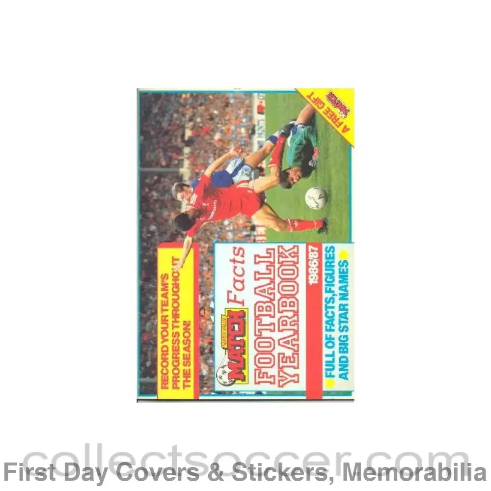 1986 - Match - Football Yearbook 1986-1987 Sticker Album with all stickers available inside