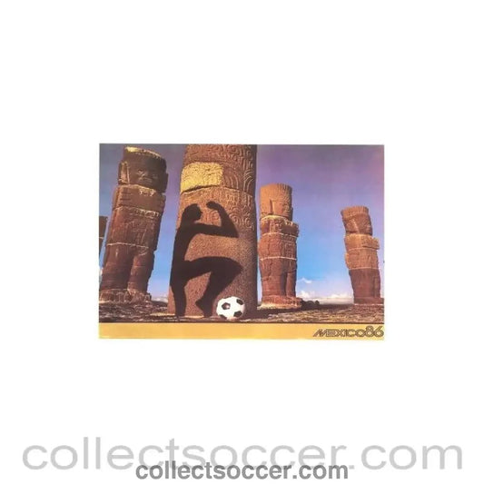 1986 - Replica card about World Cup 1986 in Mexico - Collect Soccer