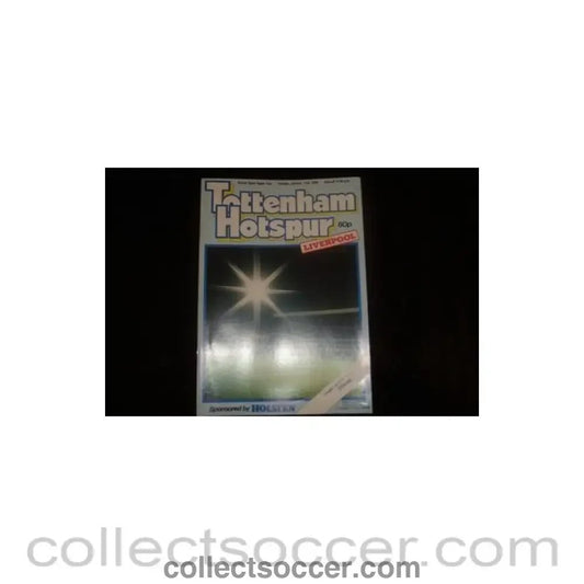1986 - Tottenham Hotspur v Liverpool official programme 14/01/1986 Screen Sport Super Cup - Collect Soccer