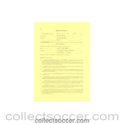 1986 - Trainee Player Contract between Darren Stuart Moore and Wigan Athletic of 07/07/1986