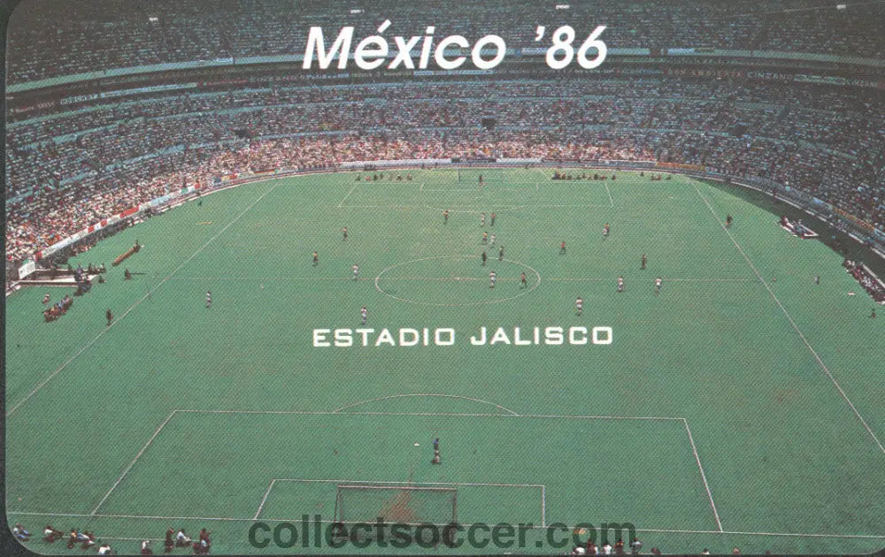 1986 World Cup Jalisco Stadium Postcard