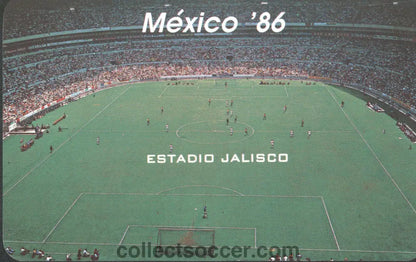 1986 World Cup Jalisco Stadium Postcard