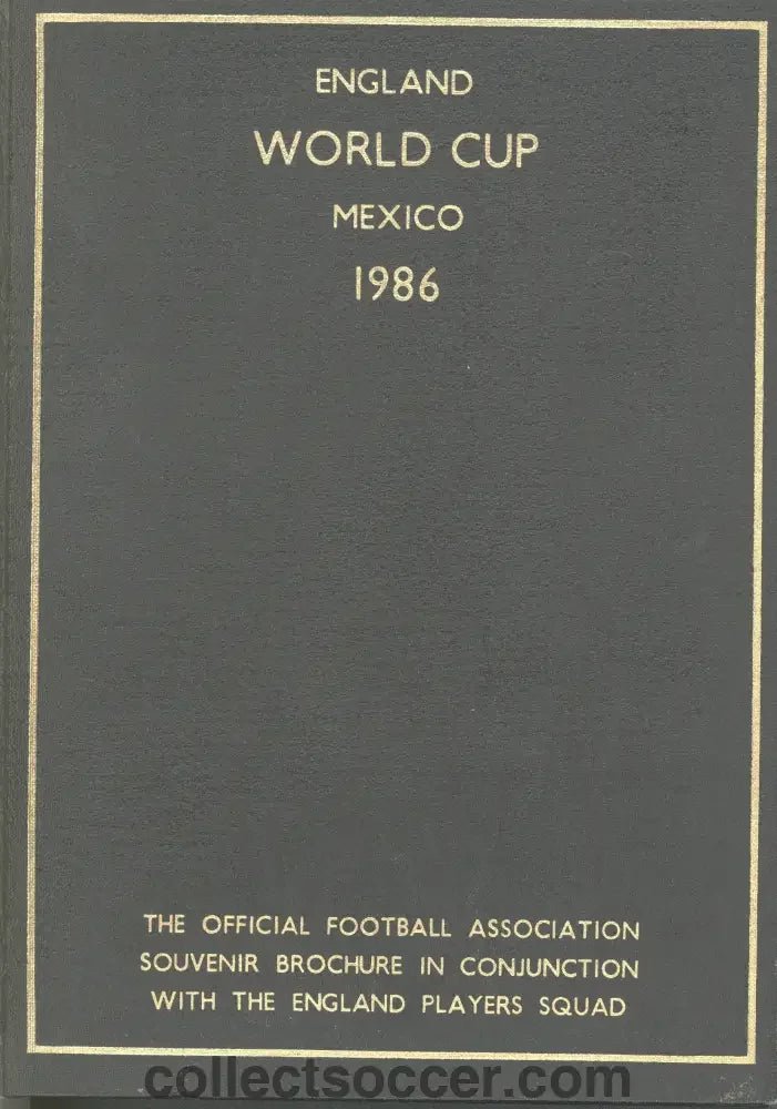 1986 World Cup Rare Hardback Programme issued by the FA - Fully Signed - Collect Soccer