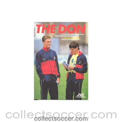 1987 Aberdeen v Bohemians UEFA Cup First Round Second Leg official programme 30/09/1987 - Collect Soccer