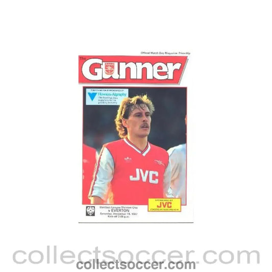 1987 - Arsenal v Everton official programme 19/12/1987 League Cup