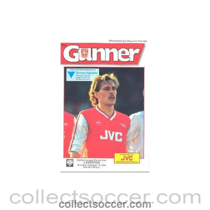 1987 - Arsenal v Everton official programme 19/12/1987 League Cup - Collect Soccer