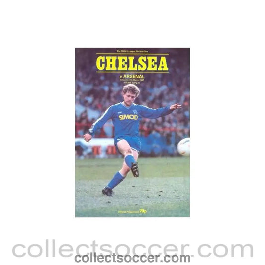 1987 - Chelsea v Arsenal official programme 07/03/1987 - Collect Soccer