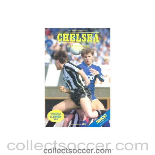 1987 - Chelsea v Leicester City official programme 02/05/1987