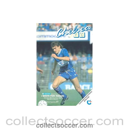 1987 - Chelsea v Queen’s Park Rangers official programme 26/12/1987