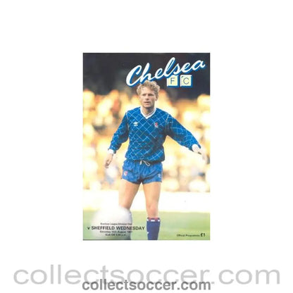 1987 - Chelsea v Sheffield Wednesday official programme 15/08/1987