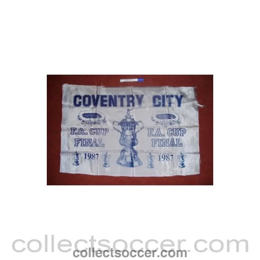 1987 - Coventry City FA Cup Final 1987 flag