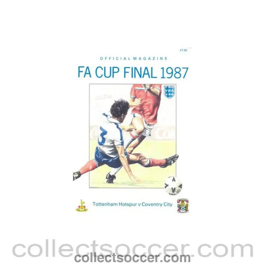1987 FA Cup Final Official Magazine - Collect Soccer